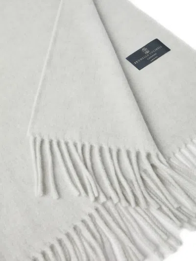 Brunello Cucinelli Cashmere Scarf With Fringes