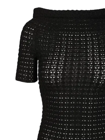Isabel Marant Charlotte-ga Off Shoulder Mini Dress Dresses Black In Black