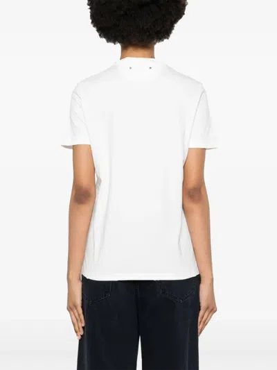 Golden Goose Rhinestone-embellished White Cotton Jersey T-shirt In White