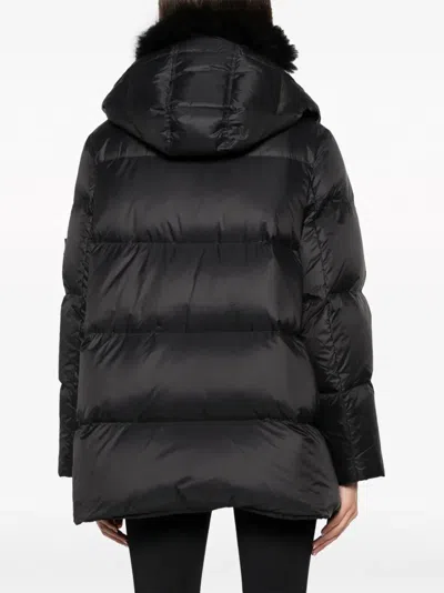 Yves Salomon Doudoune Hooded Jacket With Fur Collar
