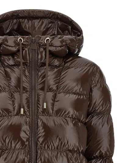 Pinko Eleodoro Puffer Jackets Brown In Multi