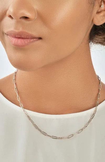 Sterling Forever 14k Gold Plated Small Link Necklace In Metallic