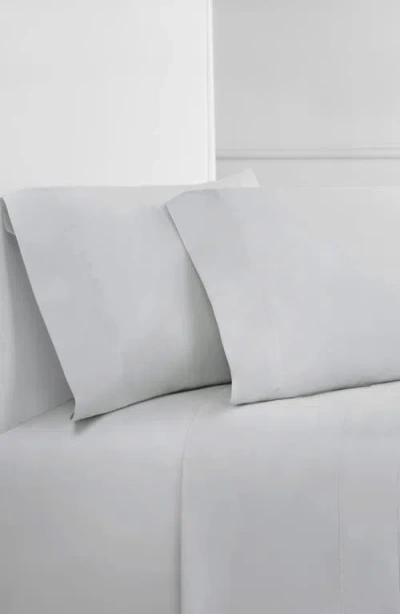 Melange Home Pleat Detail 400 Thread Count Sheet Set With Bonus Pillowcases In Gray