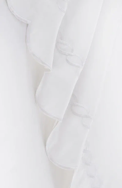 Melange Home Scallop Rope 600 Thread Count Sheet Set In White