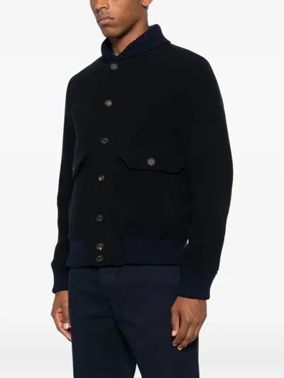 Eleventy Jacket With Pockets In Black