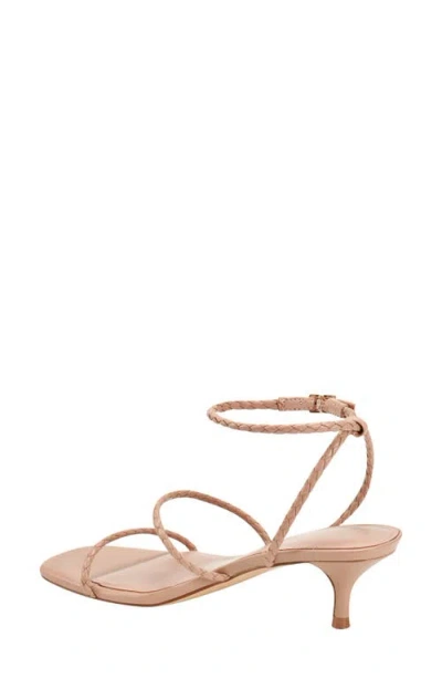 Marc Fisher Ltd Beylee Ankle Strap Kitten Heel Sandal In Neutral
