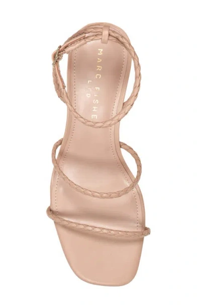 Marc Fisher Ltd Beylee Ankle Strap Kitten Heel Sandal In Neutral