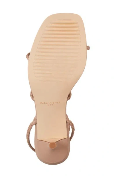 Marc Fisher Ltd Beylee Ankle Strap Kitten Heel Sandal In Neutral