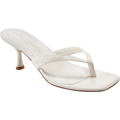 Marc Fisher Ltd Amelea Flip Flop In White