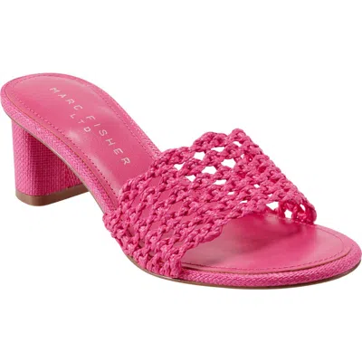 Marc Fisher Ltd Women's Jazmine Woven Slip-on Sandals In Red