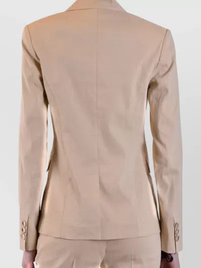 Pinko Tailored Jackets Featuring Back Vent In Neutral