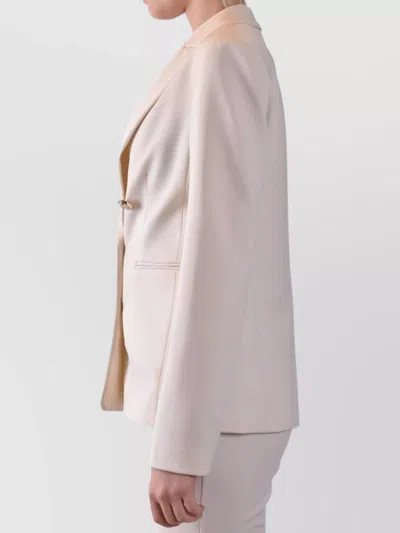 Pinko Tailored Jackets Gold Buttons In Neutral