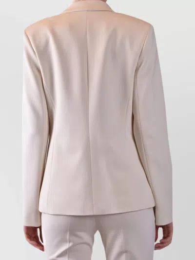 Pinko Tailored Jackets Gold Buttons In Neutral
