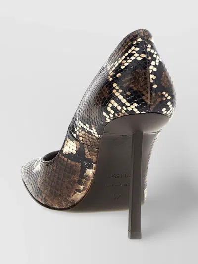 Le Silla 100mm Vittoria Python-print Pumps In Brown