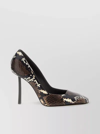Le Silla 100mm Vittoria Python-print Pumps In Brown