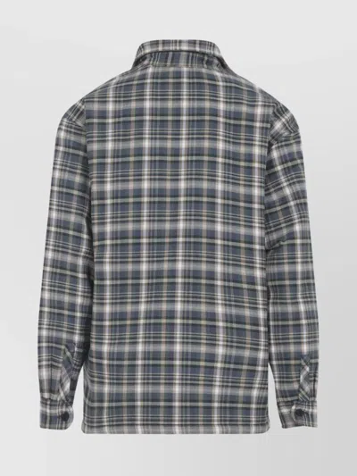 Carhartt Cronyn Shirt Jacket Plaid Pattern In Blue