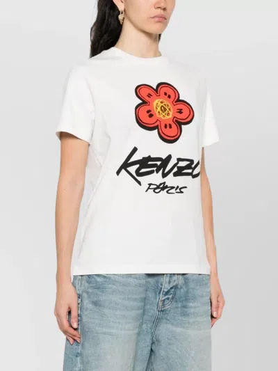 Kenzo T-shirt In Cotone Bianco  Donna In White