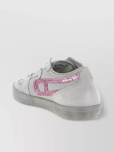 Diesel Low-top Glitter Rubber Sole Sneakers