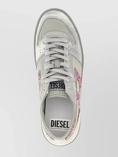 Diesel Low-top Glitter Rubber Sole Sneakers