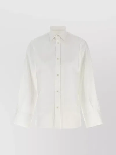 Darkpark Shirt 'jessie' Cuffs Buttoned In White
