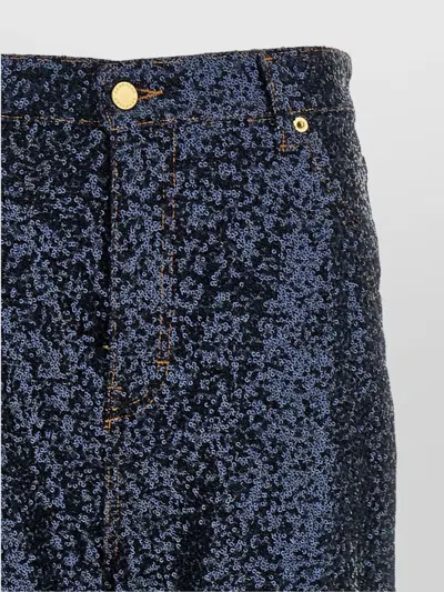 Darkpark 'lisa' Trousers Sequin Embellishment In Blue