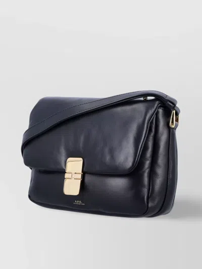 A.p.c. Rectangular Shoulder Bag Gold-tone Hardware
