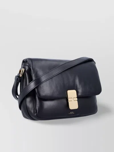 A.p.c. Rectangular Shoulder Bag Gold-tone Hardware