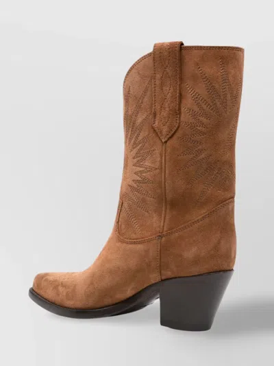 Golden Goose Star Wish Suede Leather Boots