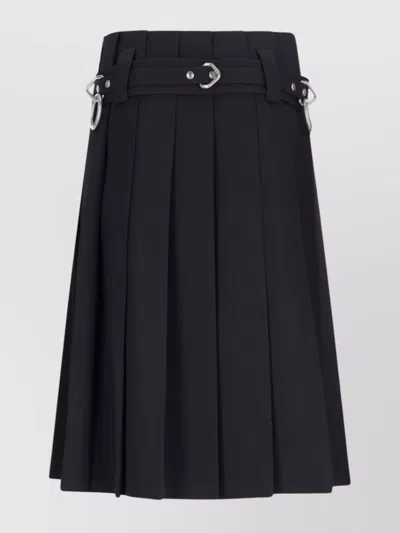 Prada Midi Skirt In Blue