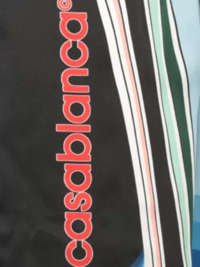 Casablanca Graphic Mountain Shorts In Multi