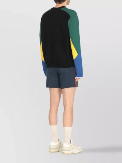 Casablanca Crewneck Merino Wool Jumper In Multi