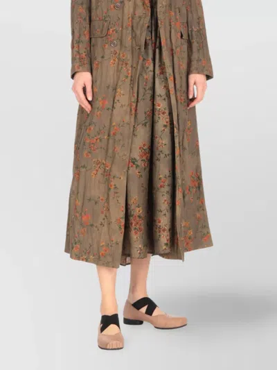 Uma Wang Ballet Lace-up Shoes Squared Toe In Neutral