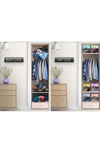 Sorbus 6-pack Window Collapsible Storage Bins In Multi