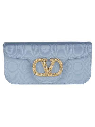 Valentino Garavani Clear Blue Bags