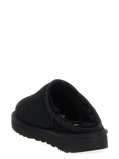 Ugg Monochromatic Suede Mule Slipper In White