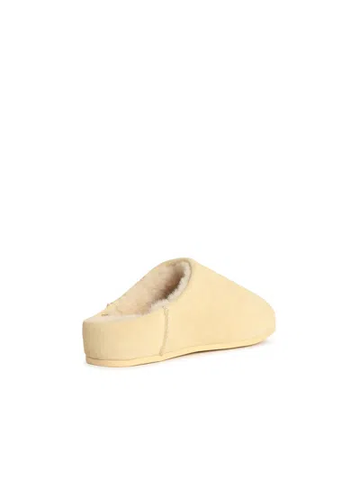 Ugg Cozy Faux Fur Lined Slippers In Yellow
