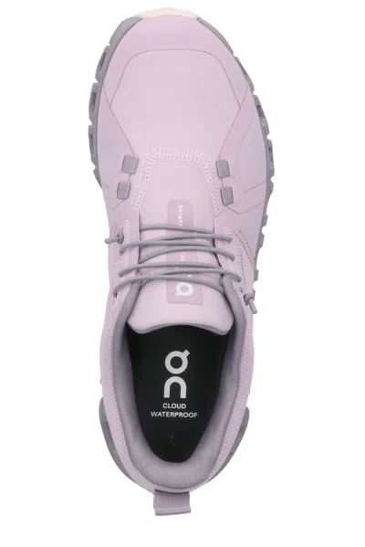 On Cloud 6 Waterproof Sneakers In Purple