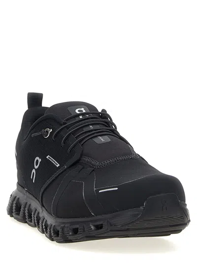 On Low-profile Sneakers With Segmented Sole And Reflective Accents In Black
