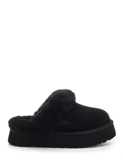 Ugg Disquette Slippers In Black