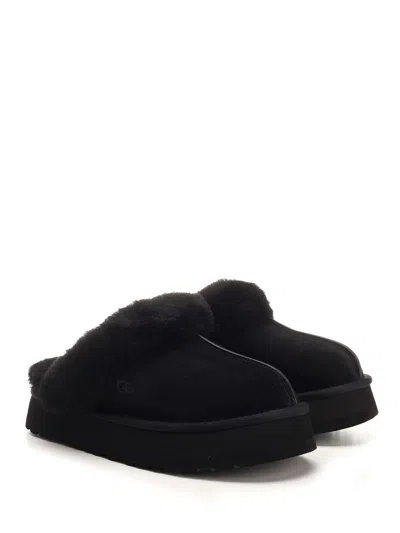 Ugg Disquette Slippers In Black