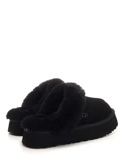 Ugg Disquette Slippers In Black