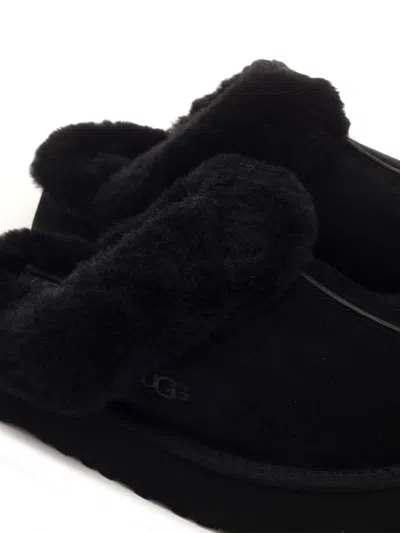 Ugg Disquette Slippers In Black