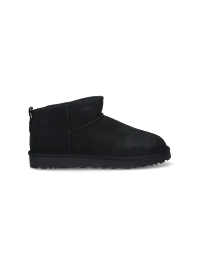 Ugg Minimalist Low-cut Ankle Boot With Textured Grip Sole In Black