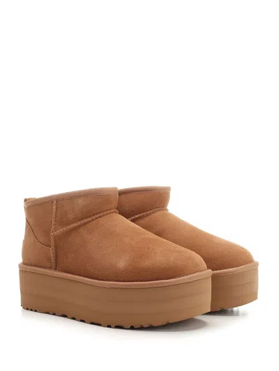 Ugg Classic Ultra Mini Sole Bold In Brown
