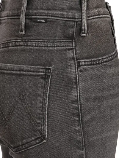 Mother The Roller Sneak Flared Jeans In Blue