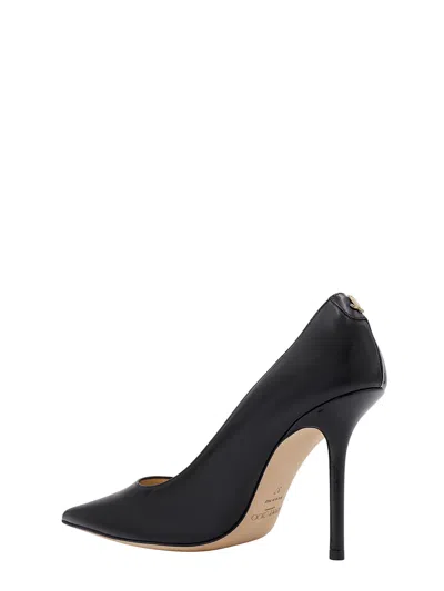 Jimmy Choo Love 85 Black Patent Leather Pumps In Brown