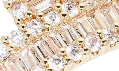 Nordstrom Rack Baguette Cubic Zirconia Statement Ring In Gold