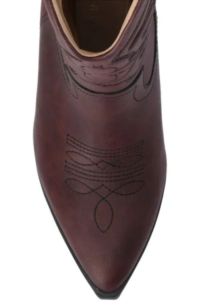 Journee Collection Womens Chantry Stacked Heel Dress Boots In Burgundy