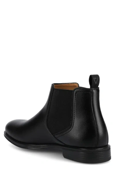 Vance Co. Mens Block Heel Chelsea Boots In Black