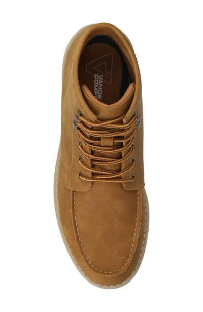 Vance Co. Mens Zeus Block Heel Chelsea Boots In Neutral